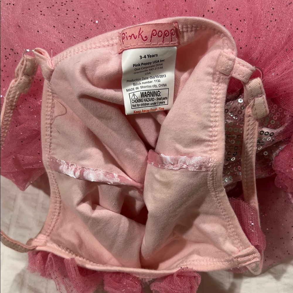 Pink Poppy Sparkling Pink Tutu Costume - Picture 5 of 5
